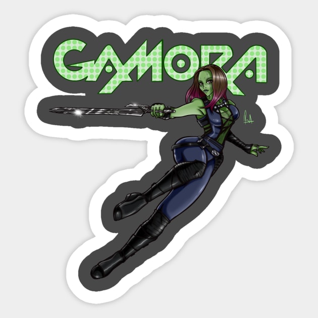 Gamora Sticker by MauryAraya316